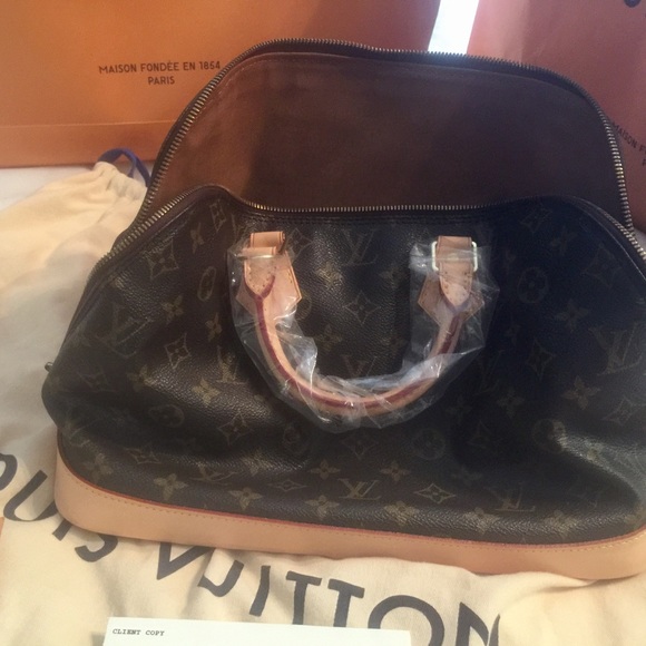 💯%LV ALMA PM BAG ALL LEATHER REDONE LIKE NEW - Picture 5 of 14